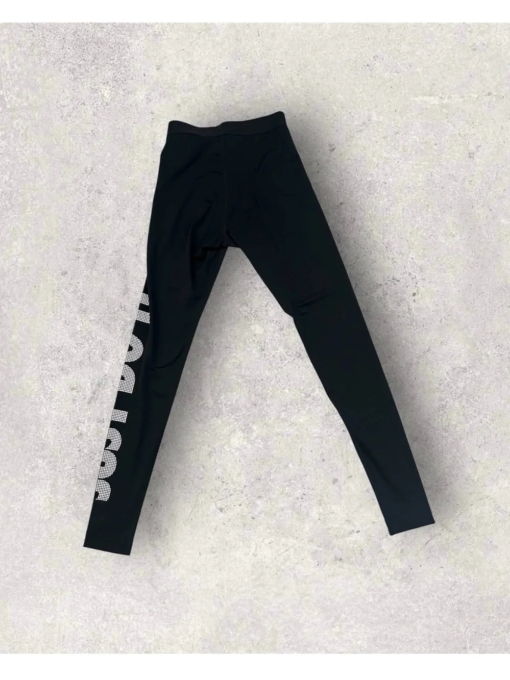 Nike Black Leggings with 'JUST DO IT' Side Text